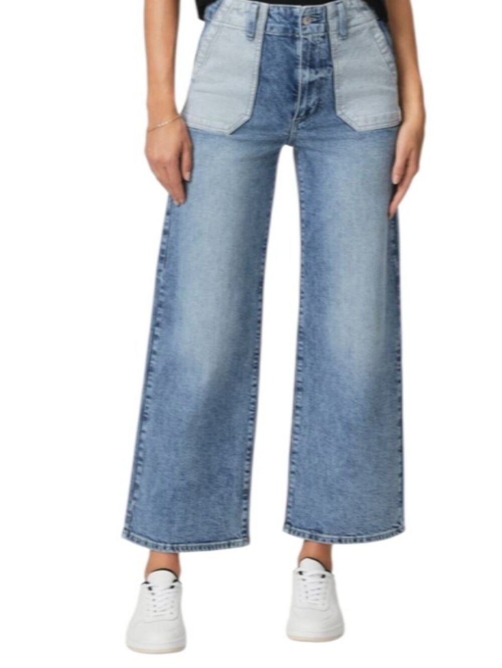 Paige Sasha Ankle High-Rise Wide-Leg Jeans-NWOT